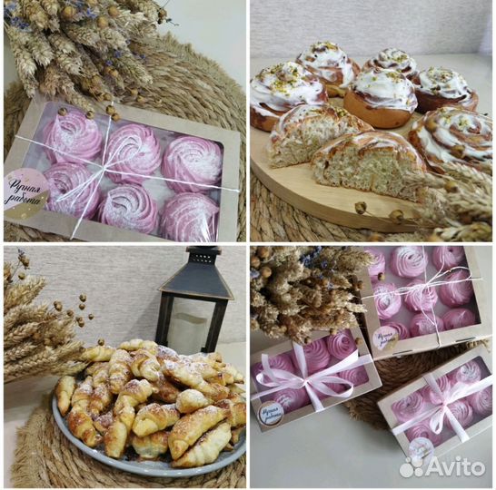 Домашняя выпечка,зефир,пастила,хлеб на закваске