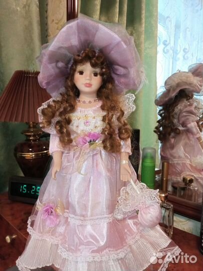 Кукла фарфоровая большая