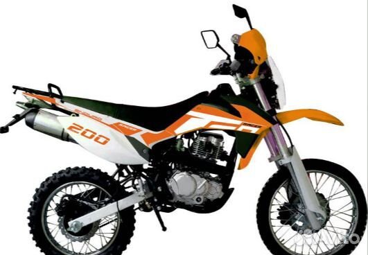 Мотоцикл racer RC200GY-C2 enduro оранжевый