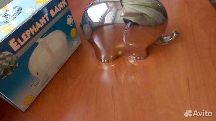 Vintage Новая копилка серебрение