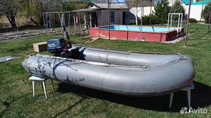 Продаю лодку Юкона 300 Канада и мотор Hidea HD5FHS