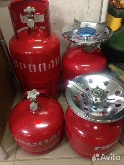 Газовый балон 5 л для плит туристических