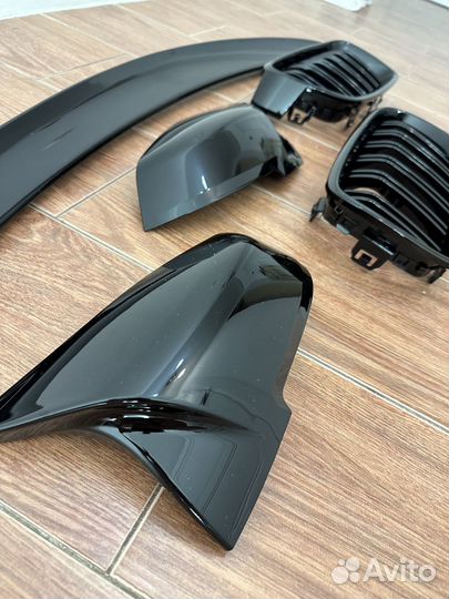 Спойлер, накладки на зеркала, решетки Bmw f30 M