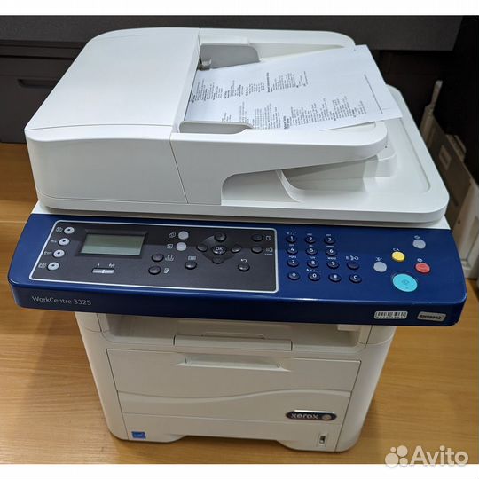 Мфу Xerox WorkCentre 3325 пробег 288829, картридж