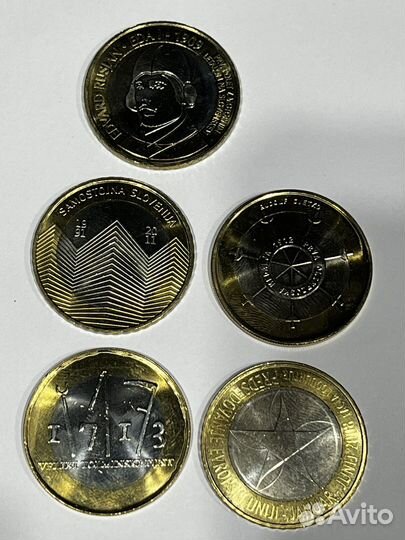 Набор монет 3 евро