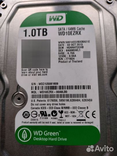 Жесткий диск 1tb 3.5