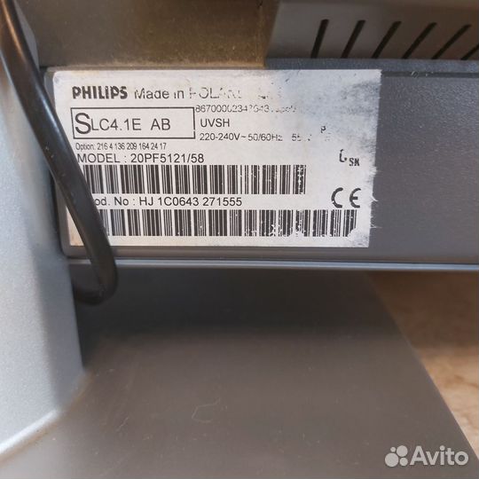 Телевизор phillips 20 дюймов 20PF5121/58