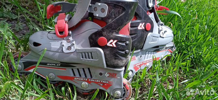 Роликовые коньки детские раздвижные