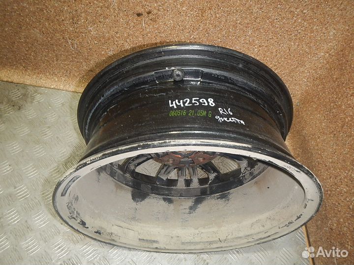 Диск колесный литой R16 5*112 j6,5 ET50 DIA57,1 (v