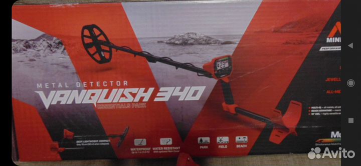 Металлоискатель minelab vanquish 340