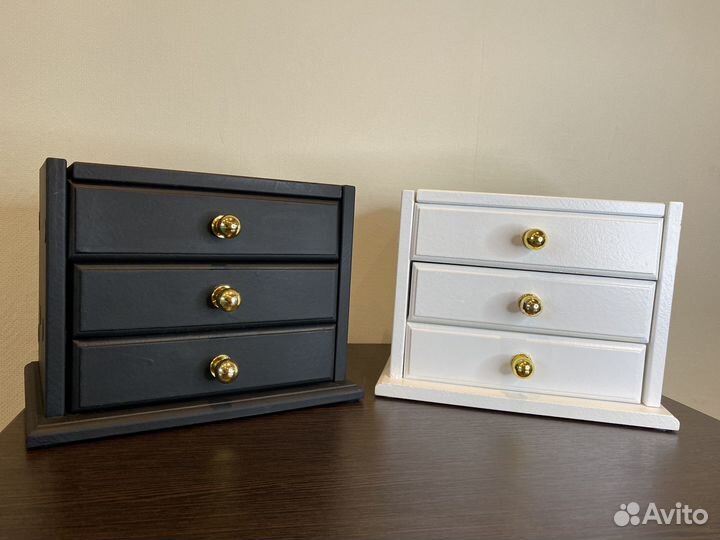 Шкатулка для украшений деревянная большая