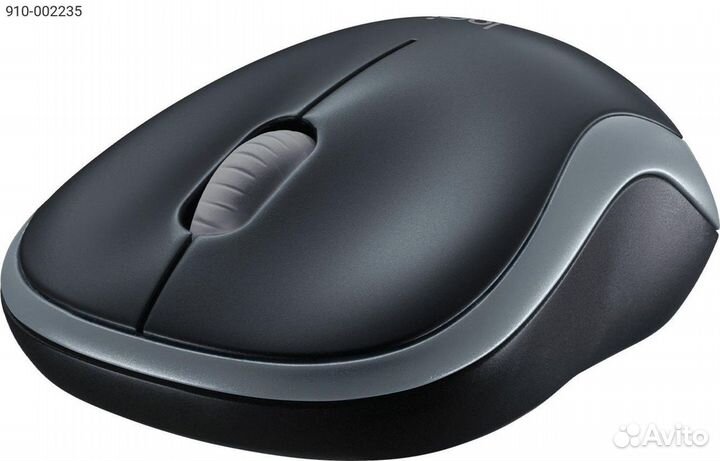 910-002235, Мышь Logitech M185 Беспроводная тёмно