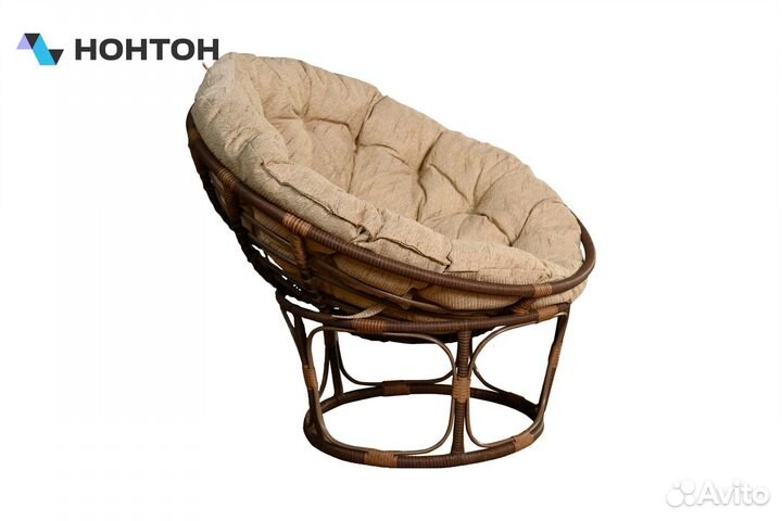 Кресло Papasan какао