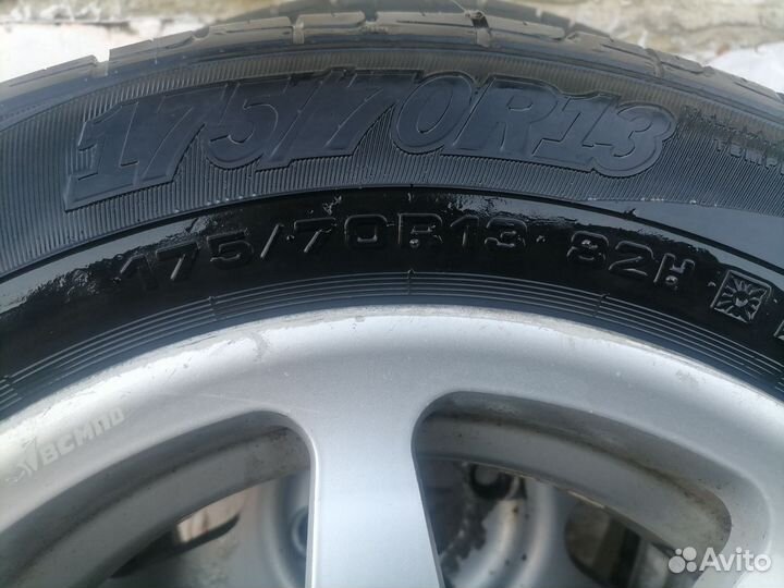 Летняя резина на литых дисках