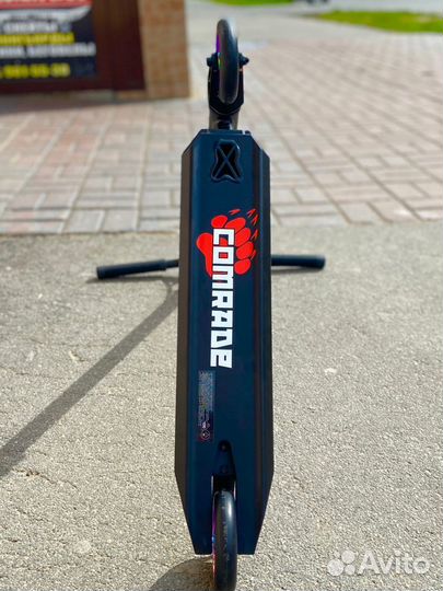 Трюковой самокат, новый нео-хром