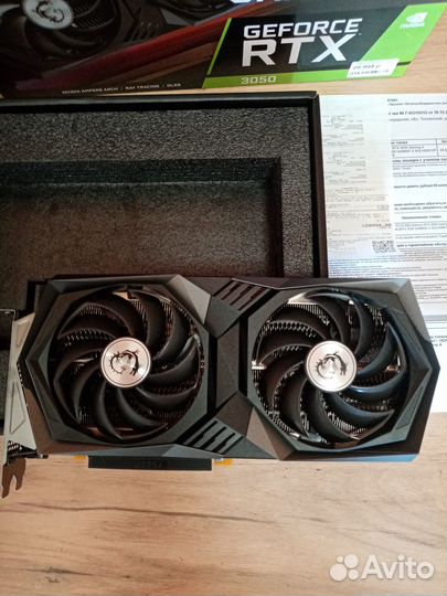 MSI GeForce RTX 3050 gaming X RTX 3050 gaming X 8G