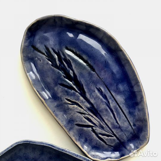 Тарелка керамическая ручной работы