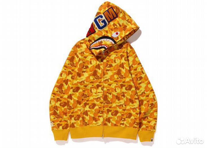 Зип худи Bape x Pubg