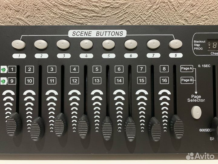 DMX контроллер «расческа» для световых приборов