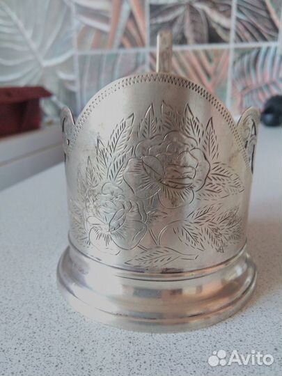 Подстаканник серебряный