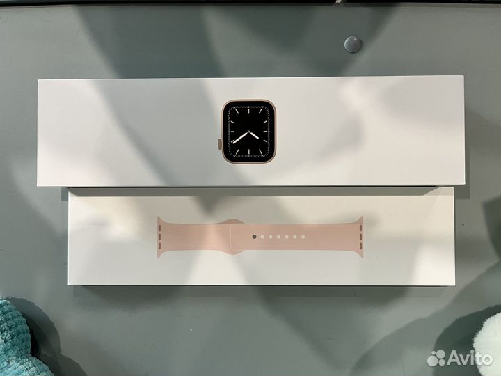 Часы apple watch 5 40 mm розовые