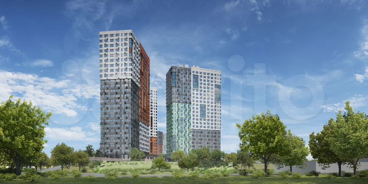 3-к. квартира, 62,8 м², 7/25 эт.