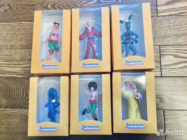 Бременские музыканты Prosto toys 6 фигурок