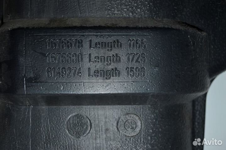 Труба воздухозаборника, средняя часть volvo FH12 2