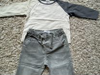 Лонгслив и джинсы zara для мальчика 92