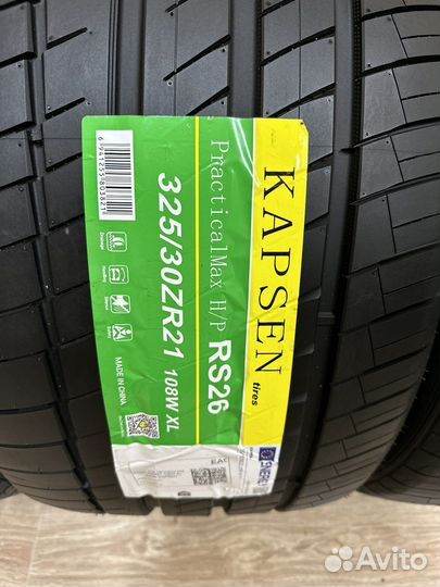Kapsen RS26 Practical Max HP 285/35 R21 и 325/30 R21 105Y