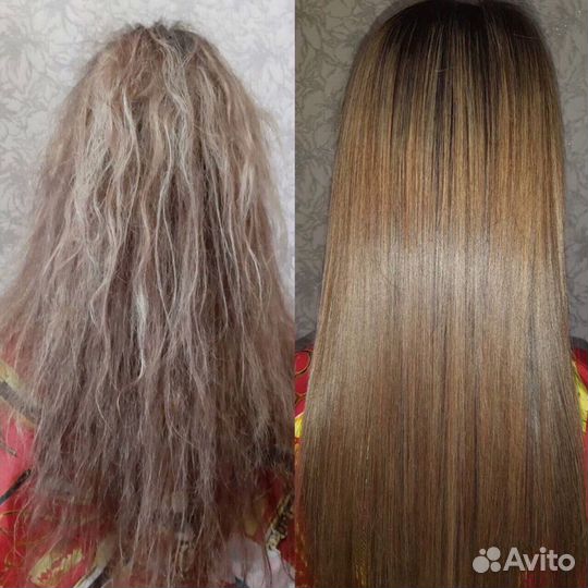 Ботокс и кератин волос