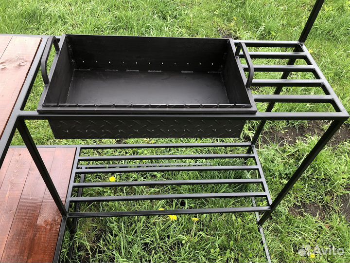 Мангал с крышей