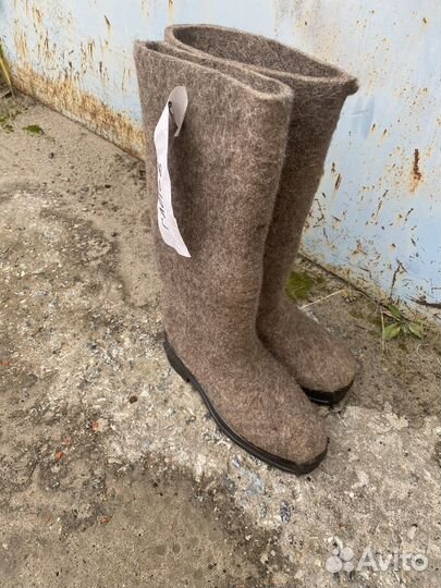 Валенки мужские на резиновой подошве