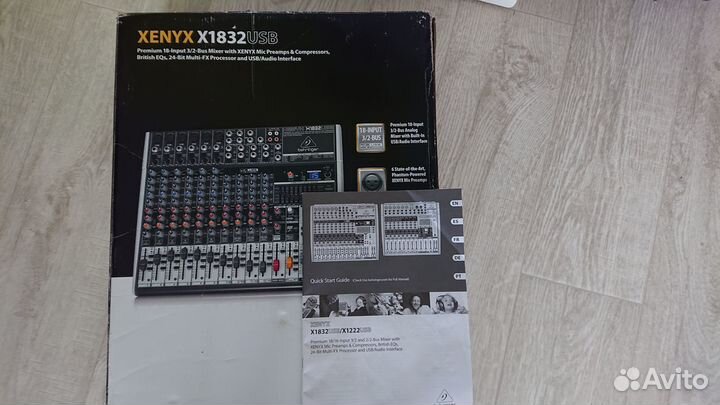 Микшерный пульт behringer xenyx x1832usb