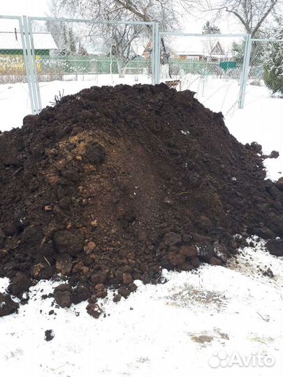 Поставка растительного грунта, Чернозем, навоз