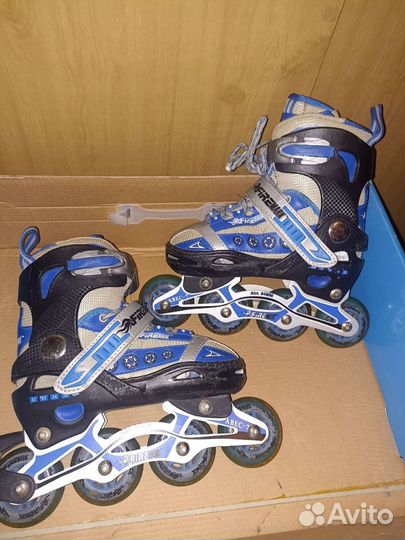 Роликовые коньки детские раздвижные