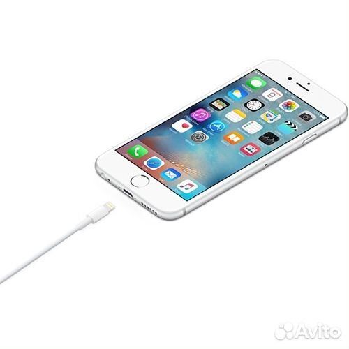 Кабель Apple Lightning 1.0m оригинальный (белый)