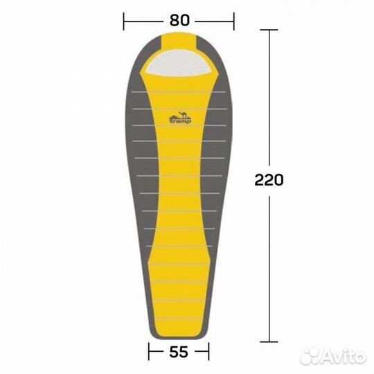 Спальный мешок кокон Windy Light L 