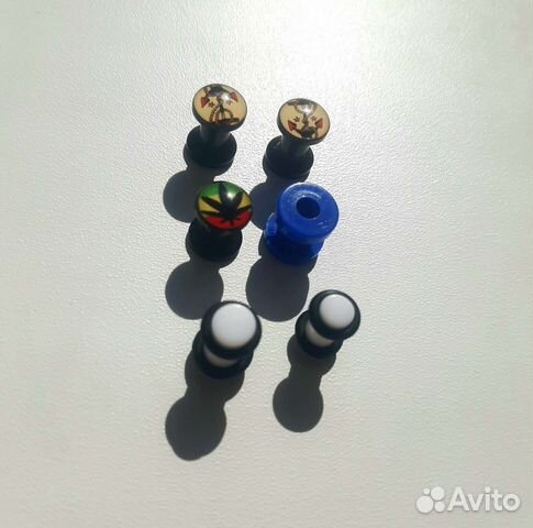 Тоннели плаги 4мм, 5мм