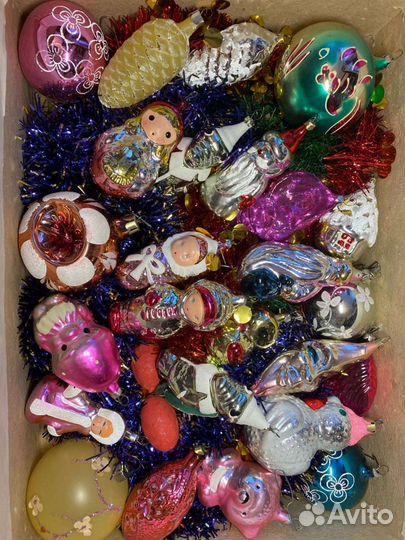 Елочные игрушки СССР набор