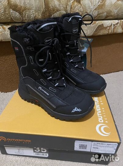Зимние ботинки на мальчика 35 размер