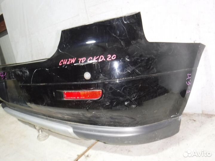 Бампер mitsubishi airtrek CU2W 4G63 MR574817 Задний контрактная