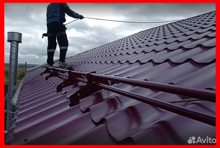 Снегозадержатель трубчатый