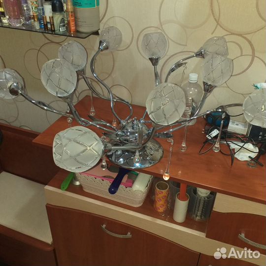 Люстра потолочная бу