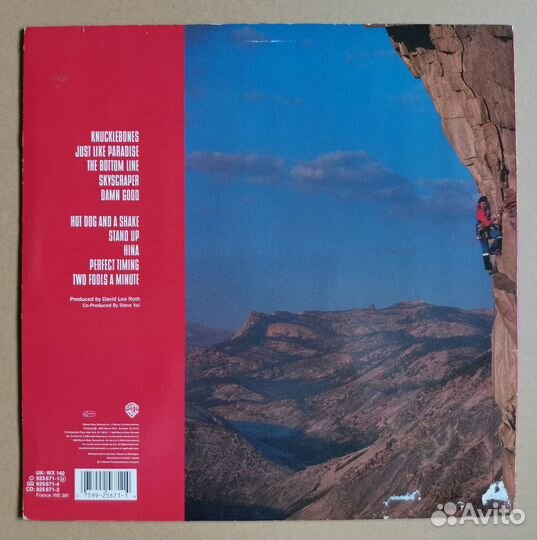 Виниловая пластинка David Lee Roth – Skyscraper