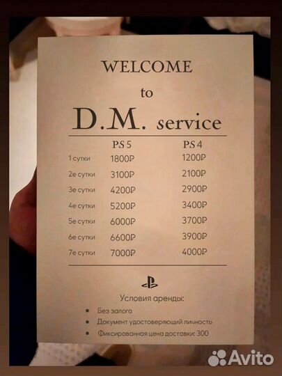 Аренда игровой приставки PS4 Slim без залога