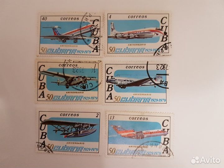 Марки авиация и космос