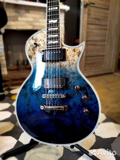 ESP E-II eclipse Blue Natural Fade