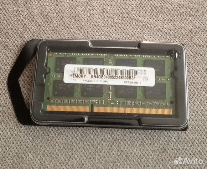 Для ноутбука память ddr3 -4 гиг 1600 частота