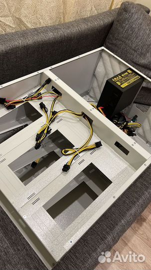 Риг из rtx 3070 TI в Cold Case